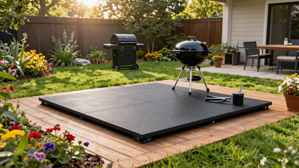 10 Off-Patio Grill Pad Ideas For Safer Cooking Zones