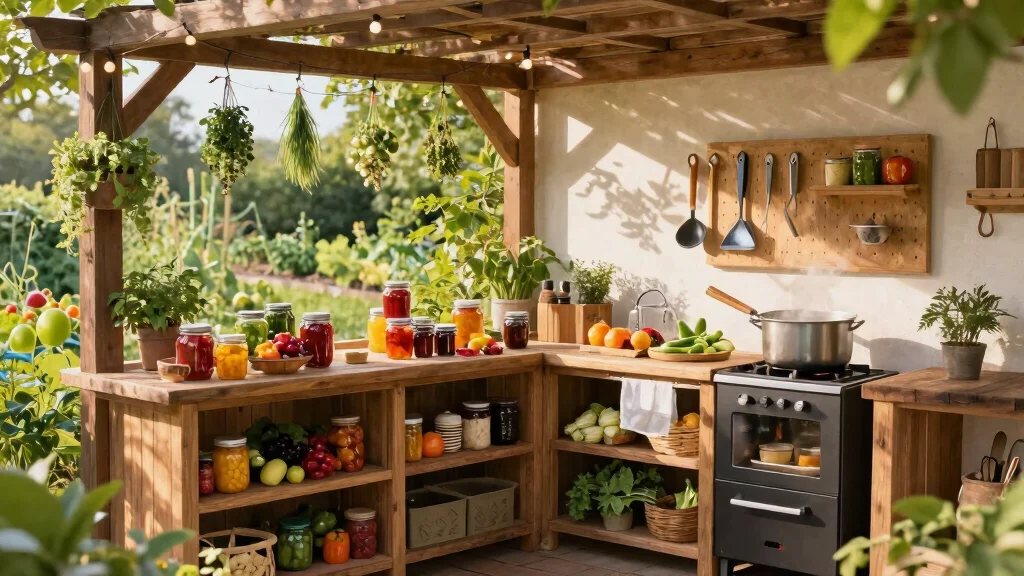 10 Outdoor Canning Kitchen Ideas Built For Serious Preserving