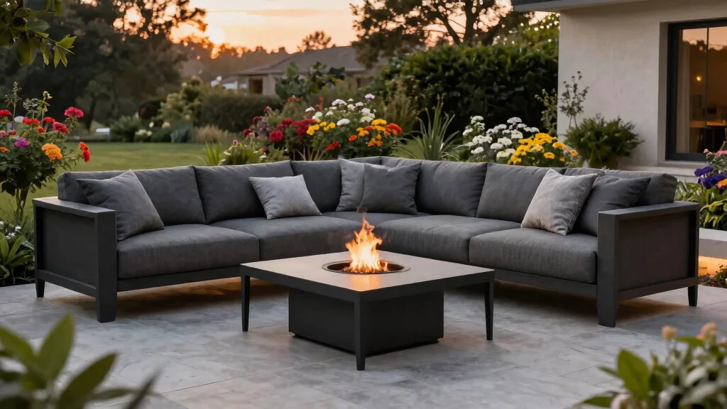 11 Dark Grey Patio Furniture Ideas For A Sleek Outdoor Look
