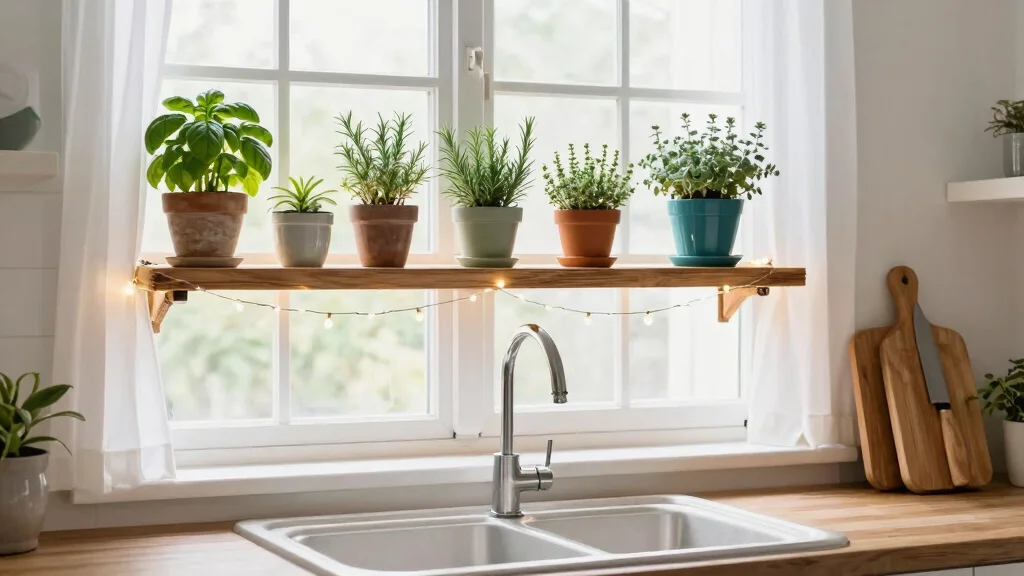 11 Kitchen Window Plant Shelves That Feel Fresh And Lively