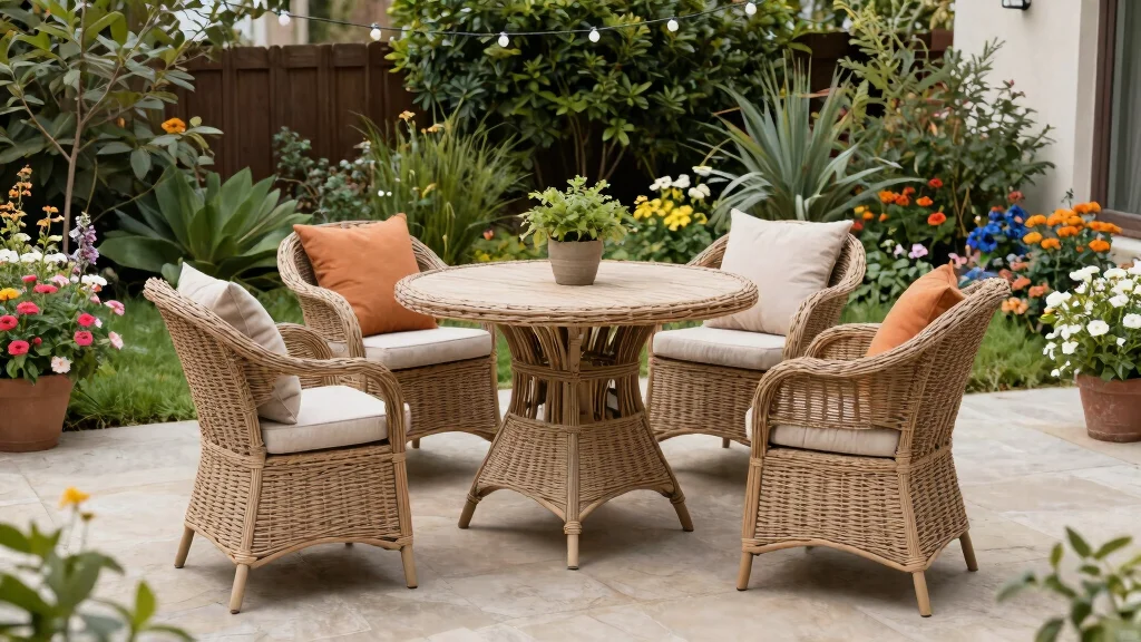 12 All-Weather Wicker Furniture Ideas That Look Good Year-Round