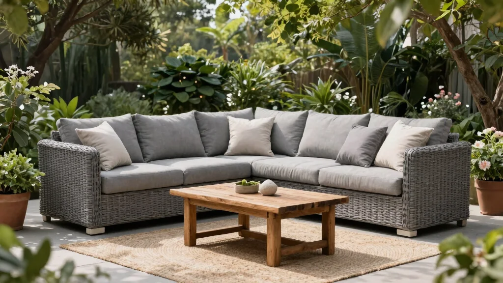 12 Gray Wicker Patio Furniture Ideas For A Calm And Neutral Setup