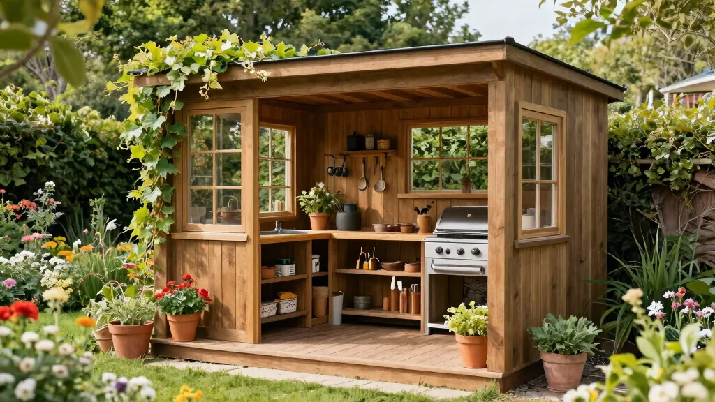 12 Outdoor Kitchen Sheds For A Dedicated Cooking Space