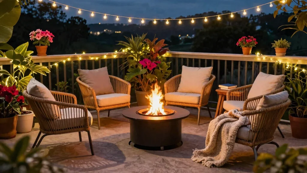 12 Patio Furniture And Fire Pit Combos That Feel Warm And Inviting