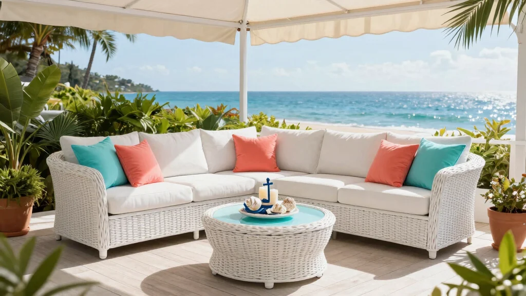 12 White Wicker Patio Furniture Ideas For A Light And Airy Outdoor Space