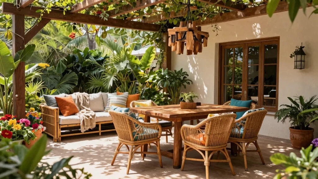 13 Covered Patio Furniture Ideas To Create A Stylish, Shaded Outdoor Living Space