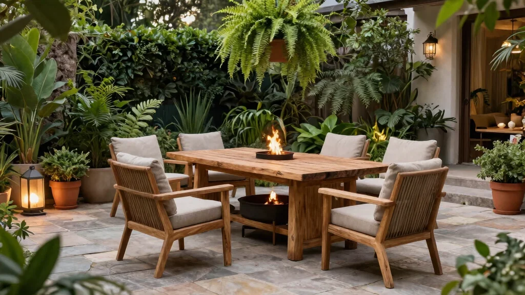 13 Garden Patio Furniture Ideas For A Comfortable Outdoor Retreat