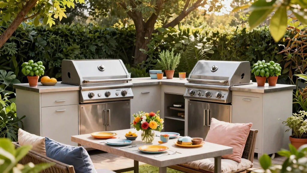 13 Outdoor Kitchen Grill Ideas For A Sleek Cooking Setup